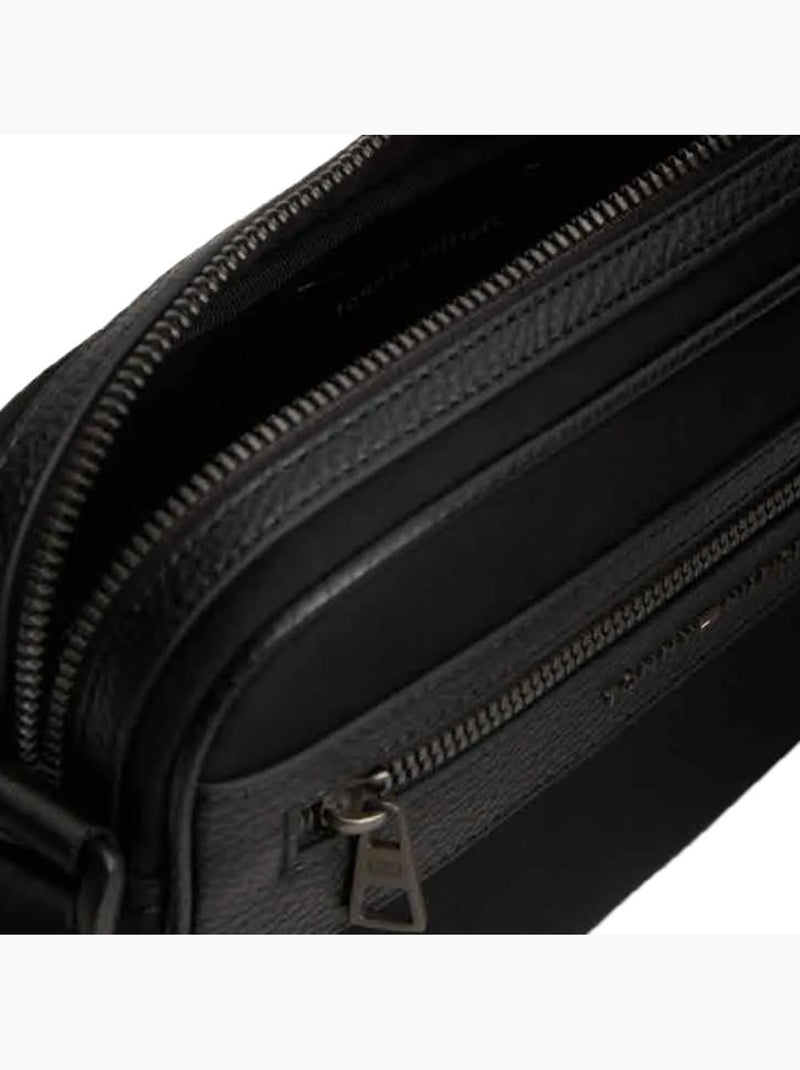 Bolsa Tiracolo Tommy Hilfiger Repreve Preta para Homem Preto - Kiabi