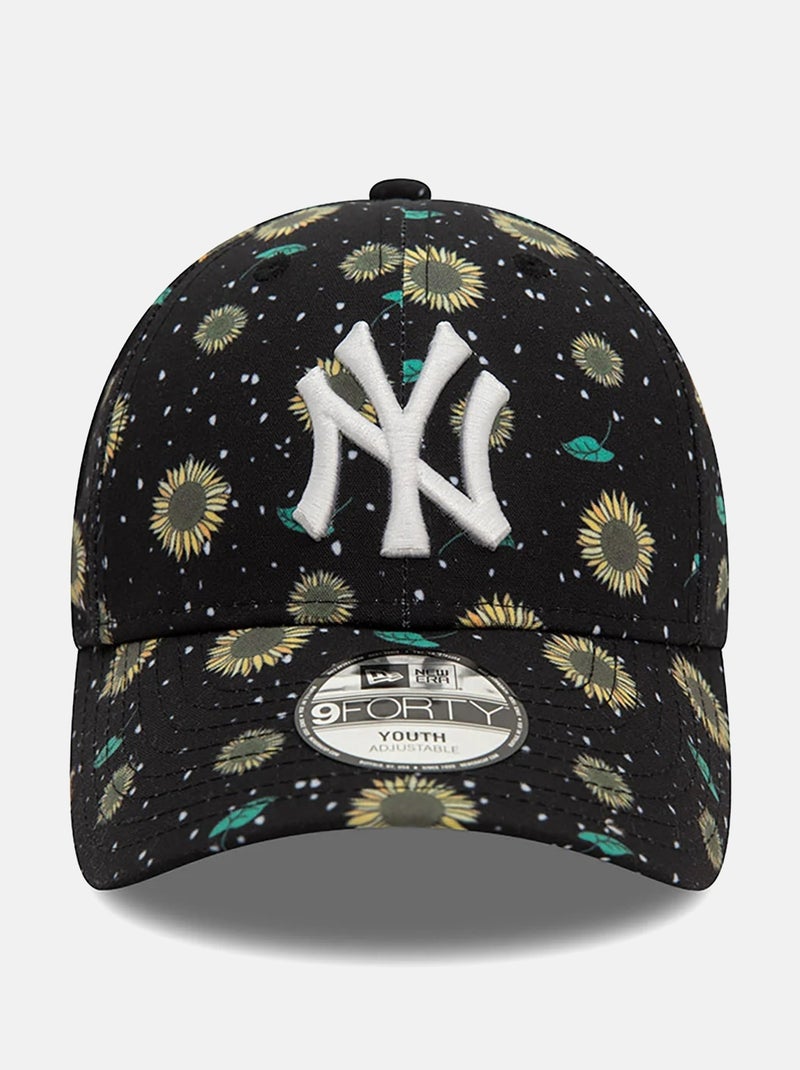 Boné ajustável - new era Preto Branco - Kiabi