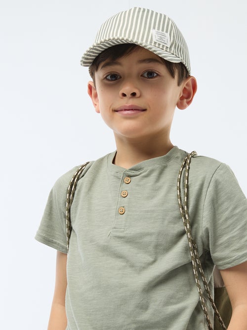 Boné às Riscas - Kiabi