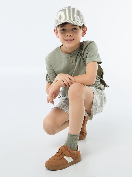 Boné às Riscas - Kiabi