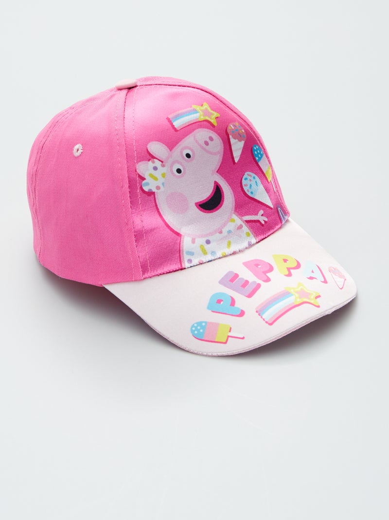 Boné bi-matéria 'Porquinha Peppa' Fuxia - Kiabi