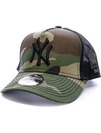 Boné camuflado new era yankees para menino