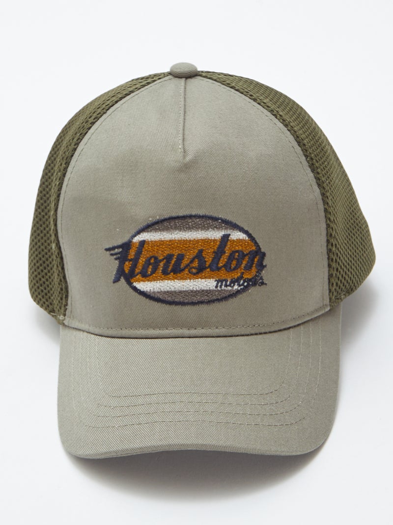 Boné com bordado CAQUI - Kiabi