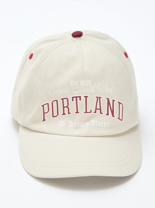 Boné com inscrição - Kiabi