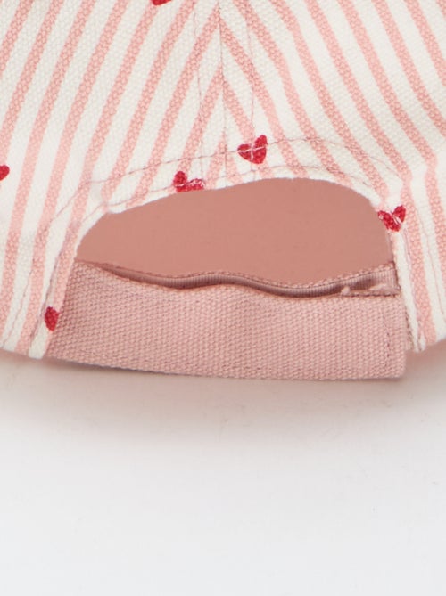 Boné com padrão ajustável por velcro - Kiabi