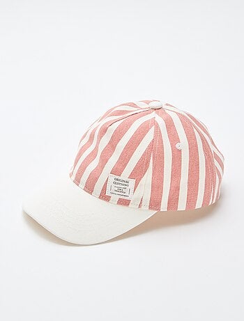 Boné com padrão ajustável com velcro