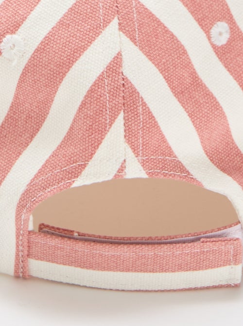 Boné com padrão ajustável por velcro - Kiabi