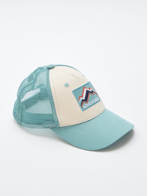 Boné com rede e bordado à frente - Kiabi