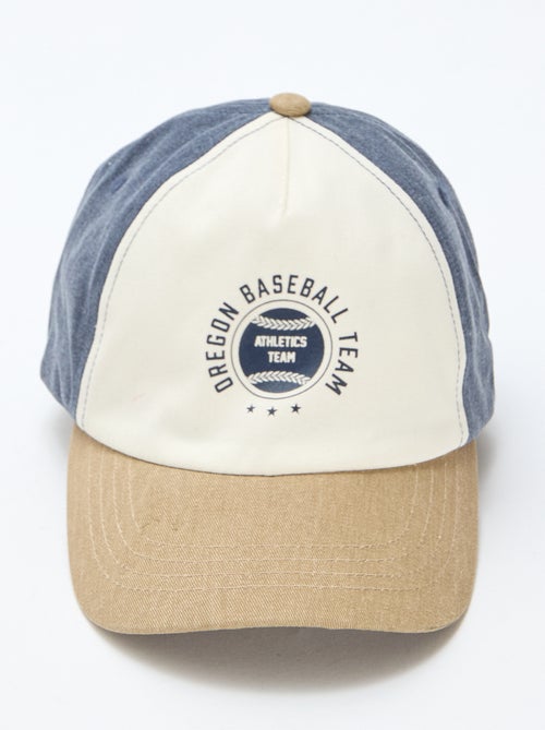 Boné de baseball tricolor - Kiabi