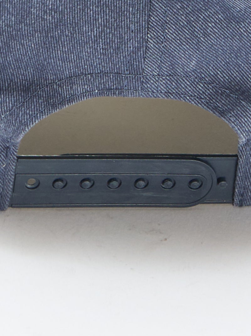 Boné de baseball tricolor Azul - Kiabi