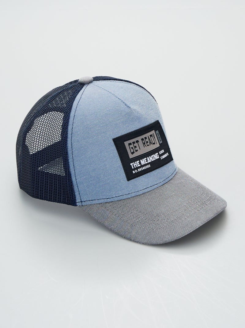 Boné de 'basebol' Azul - Kiabi