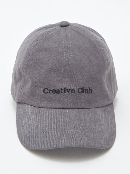 Boné de basebol de algodão - Kiabi