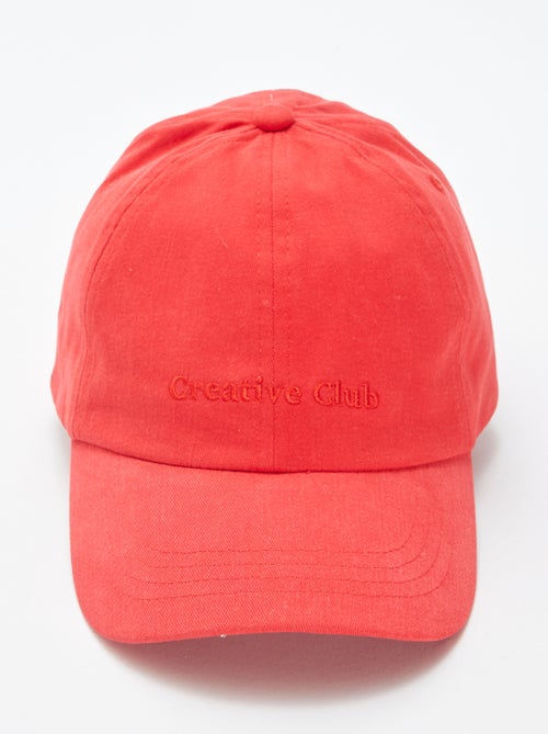 Boné de basebol de algodão - Kiabi