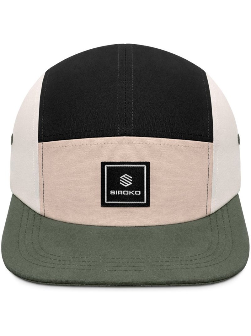 Boné de cinco painéis Branco Cinza - Kiabi