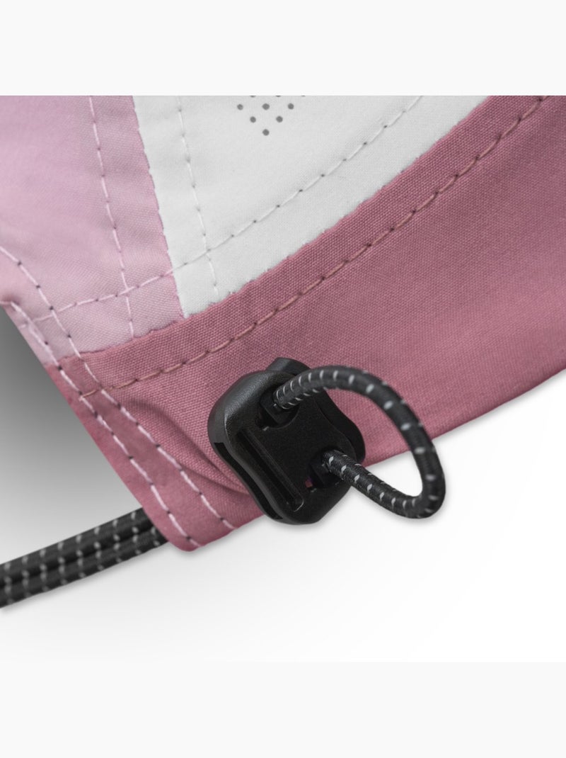 Boné de corrida de 5 painéis Rosa - Kiabi