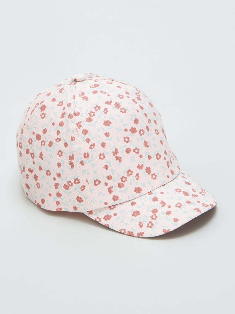 Boné de lona estampado ROSA - Kiabi