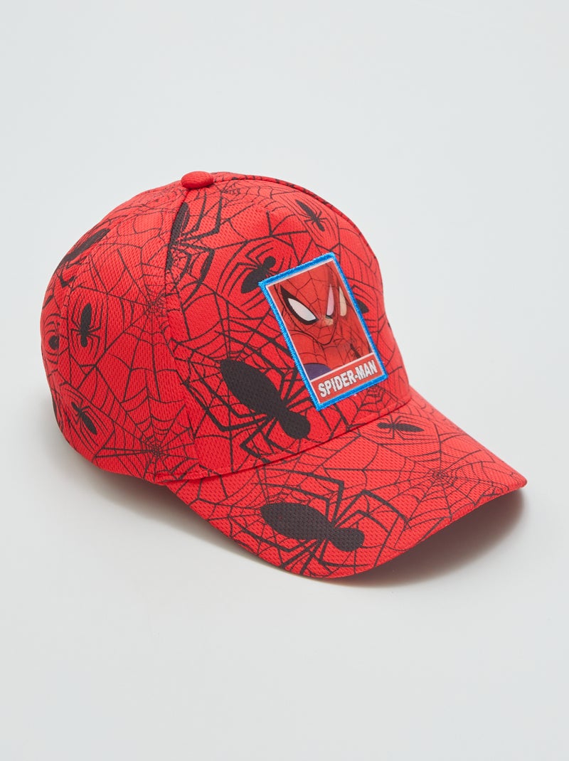 Boné de lona 'Homem-Aranha' 'Marvel' VERMELHO - Kiabi