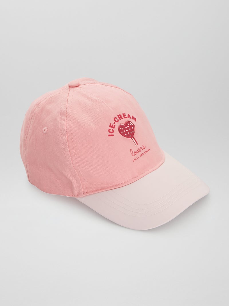 Boné de lona ROSA - Kiabi
