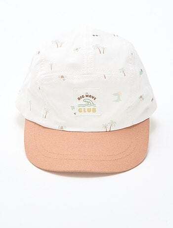 Boné de tecido estampado
