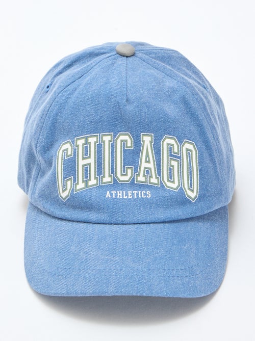 Boné em ganga com inscrição - Kiabi