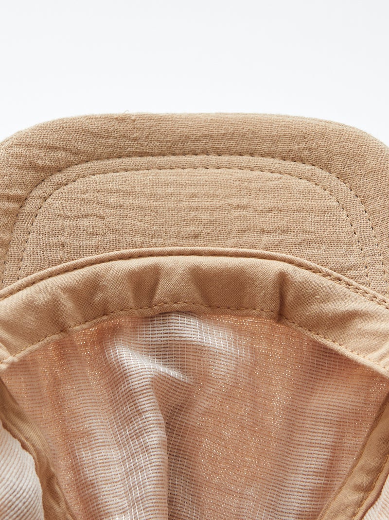 Boné em gaze de algodão com orelhas de fantasia BEGE - Kiabi