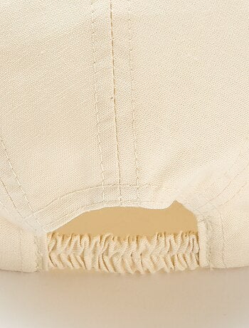 Boné em linho misto