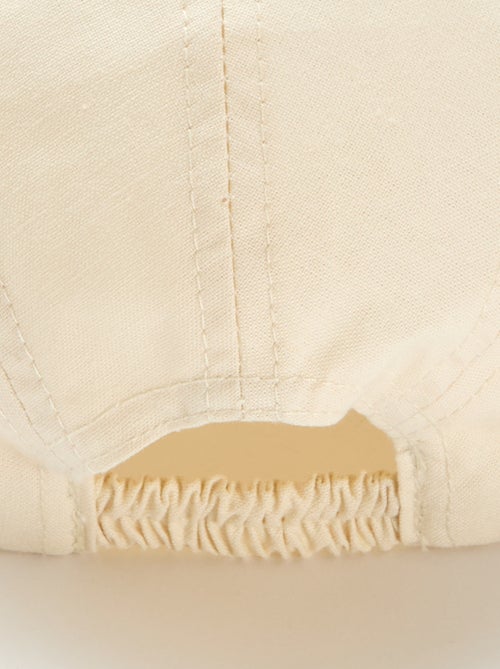 Boné em linho misto - Kiabi