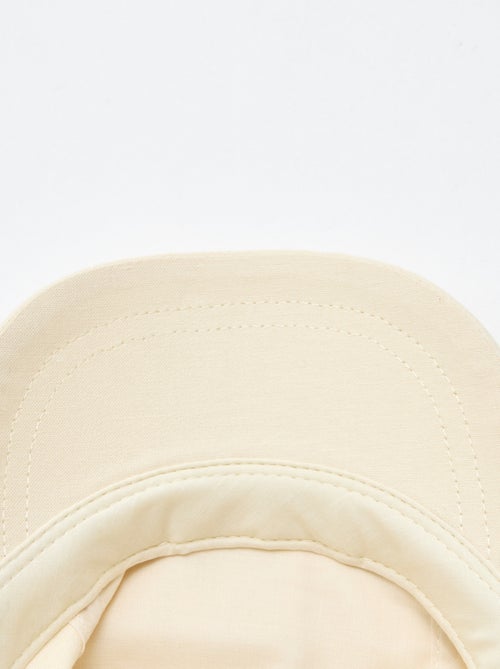 Boné em linho misto - Kiabi