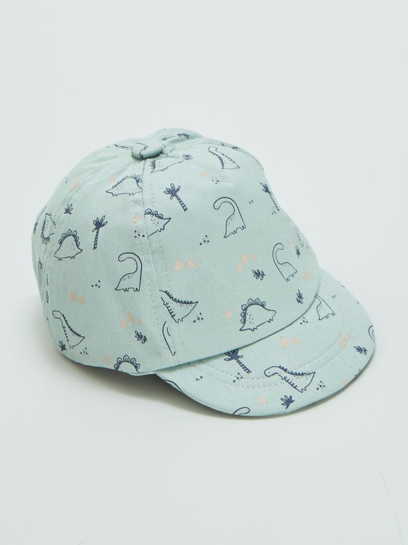 Boné em sarja estampado VERDE - Kiabi