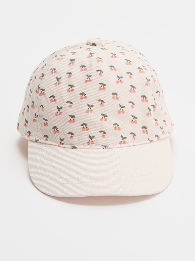 Boné estampado estilo basebol Rosa - Kiabi