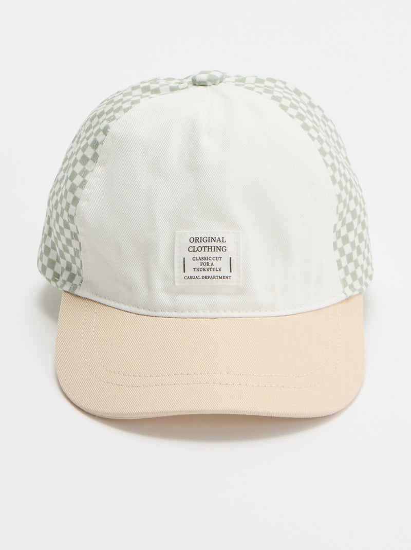 Boné estampado estilo basebol Verde - Kiabi