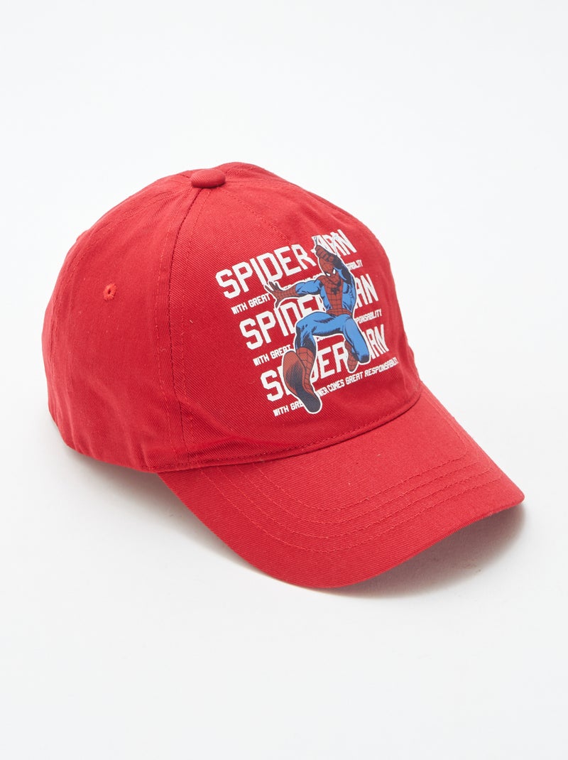 Boné estampado 'Homem-aranha' Vermelho - Kiabi