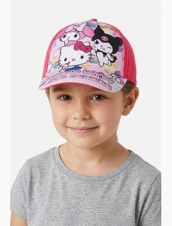 Boné hello kitty rosa fúcsia menina | licença oficial