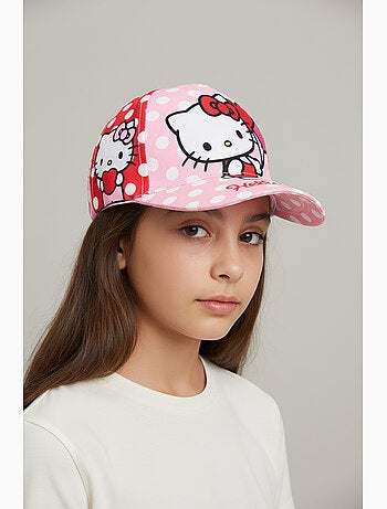 Boné hello kitty rosa menina | licença oficial