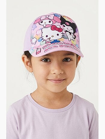 Boné hello kitty roxo menina | licença oficial