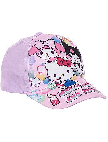 Boné hello kitty roxo menina | licença oficial