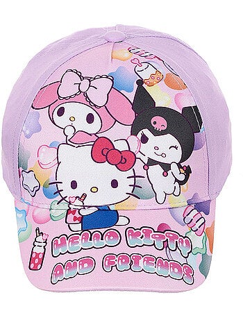 Boné hello kitty roxo menina | licença oficial