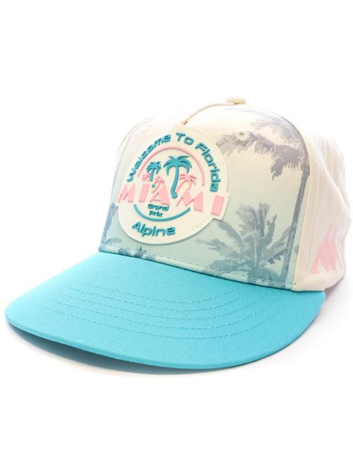 Boné kappa miami bege/azul para homem - Kiabi
