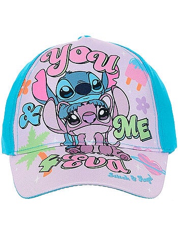 Boné lilo & stitch azul menina | licença oficial