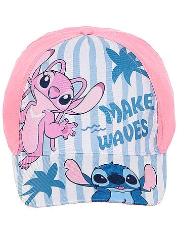 Boné lilo & stitch rosa menina | licença oficial