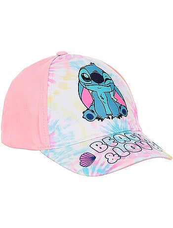 Boné lilo & stitch rosa menina | licença oficial