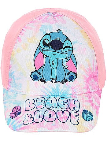 Boné lilo & stitch rosa menina | licença oficial