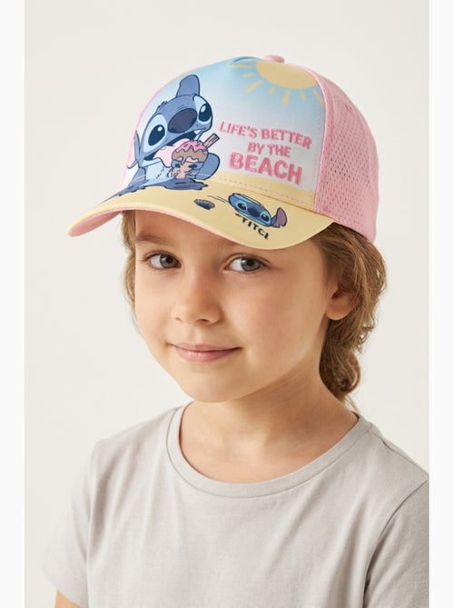 Boné lilo & stitch rosa menina | licença oficial - Kiabi