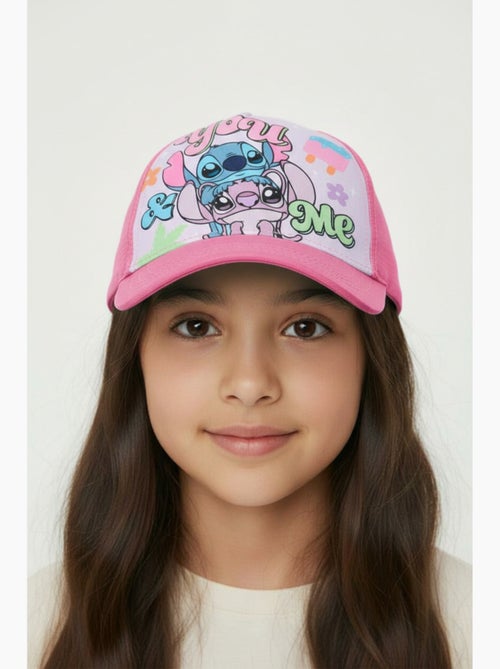 Boné lilo & stitch rosa menina | licença oficial - Kiabi