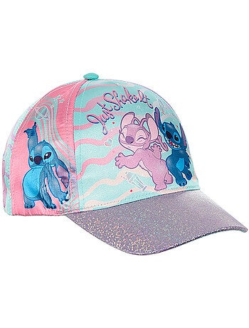 Boné lilo & stitch turquesa menina | licença oficial