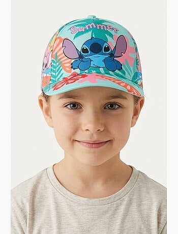 Boné lilo & stitch turquesa menina | licença oficial