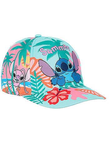 Boné lilo & stitch turquesa menina | licença oficial