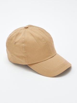 Boné liso de algodão