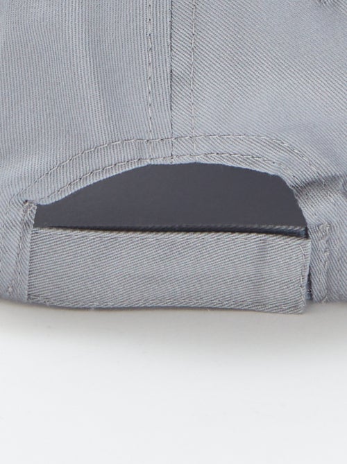 Boné liso de algodão - Kiabi