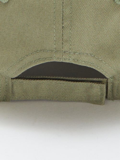 Boné liso de algodão - Kiabi